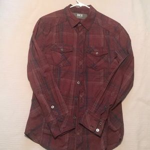 Buckle L/S button up sz. Medium